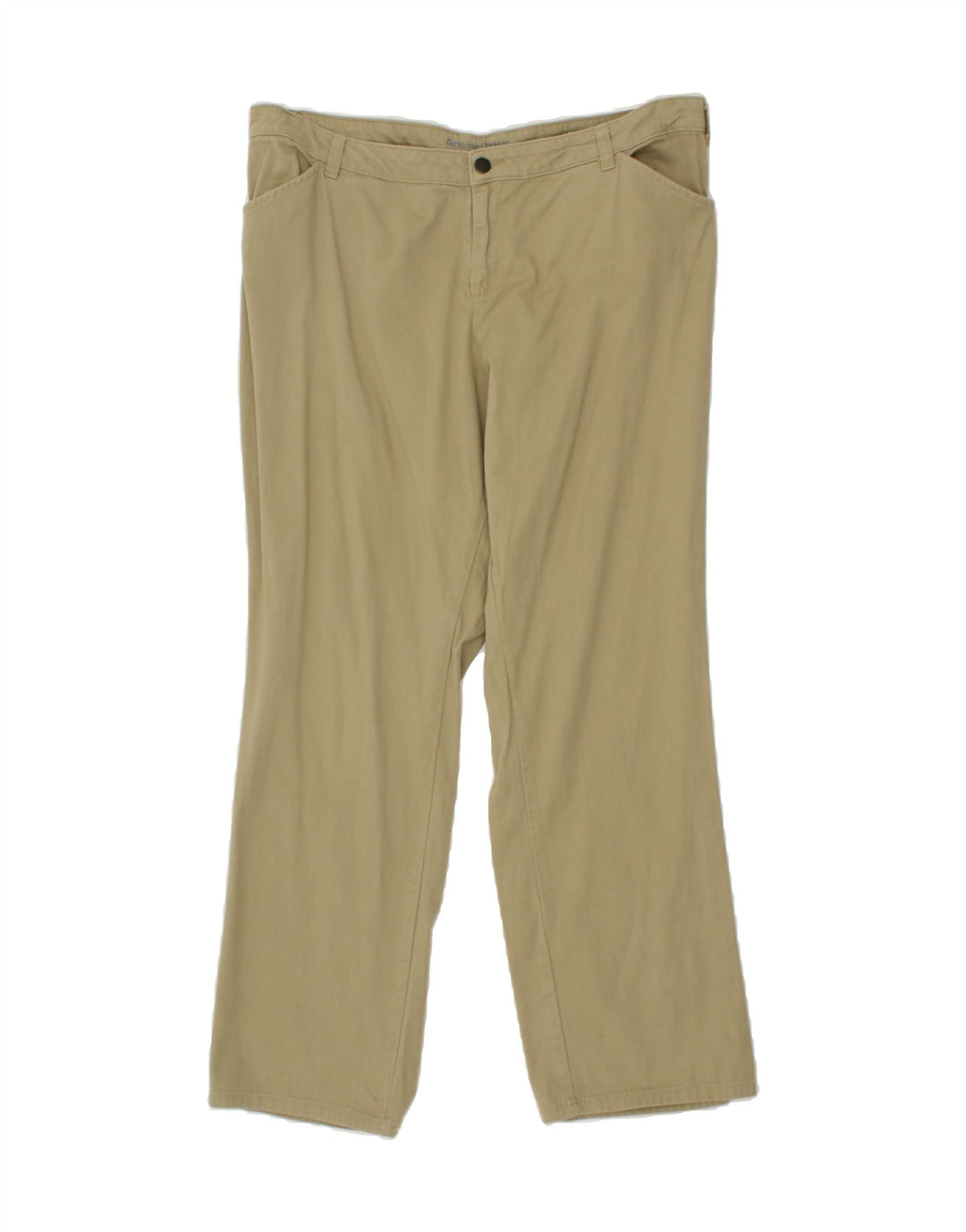 DICKIES Womens Straight Casual Trousers W38 L30 Beige Vintage Dickies and Second-Hand Dickies from Messina Hembry 