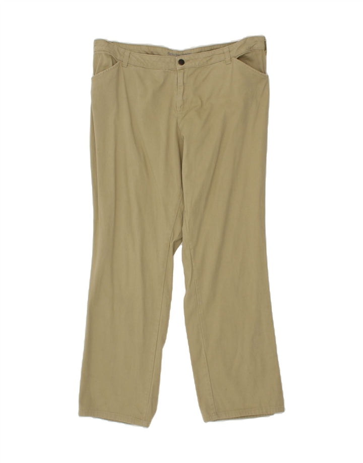DICKIES Womens Straight Casual Trousers W38 L30 Beige Vintage Dickies and Second-Hand Dickies from Messina Hembry 