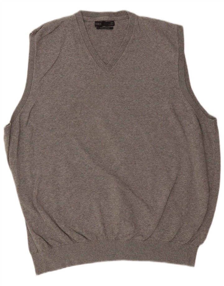Мужская майка Marks & Spencer 2XL, серый хлопок