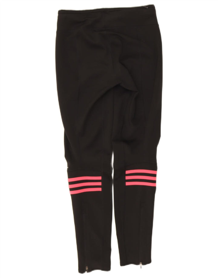 Женские леггинсы Adidas Climalite UK 8/10, маленькие черные из полиэстера