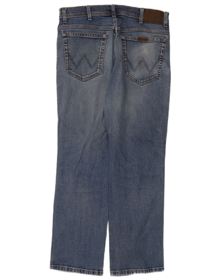 Мужские прямые джинсы Wrangler W34 L30 синие, хлопок
