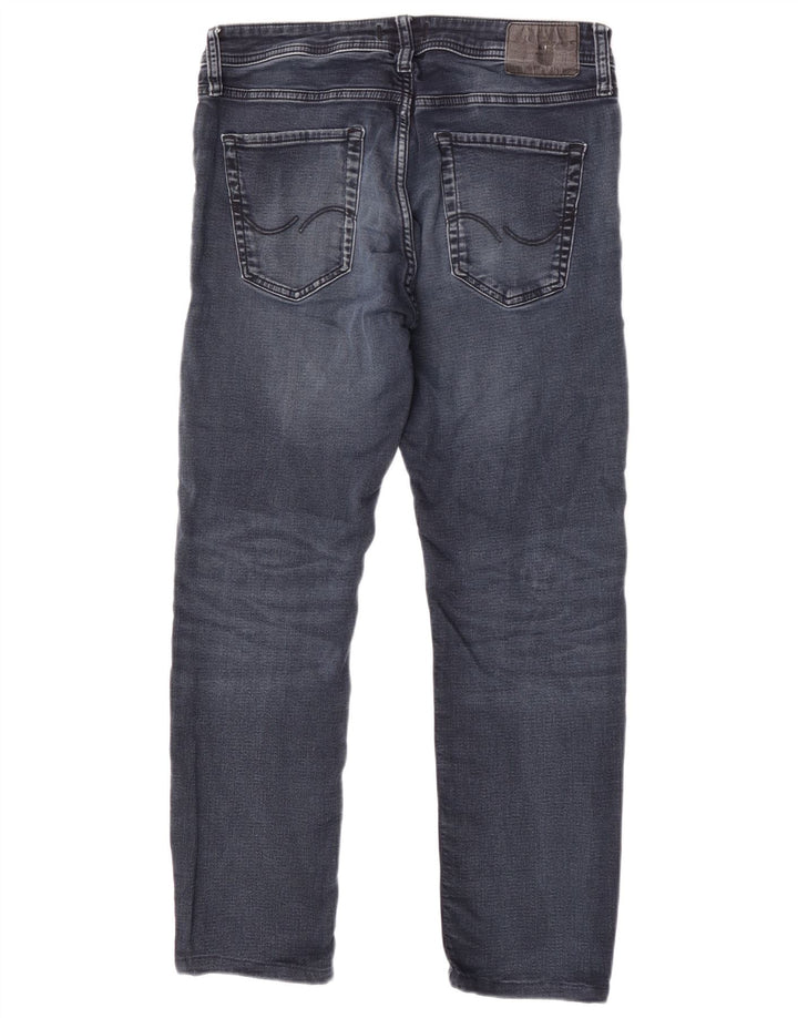 Мужские джинсы GLENN Slim W33 L30 Jack & Jones, синий хлопок