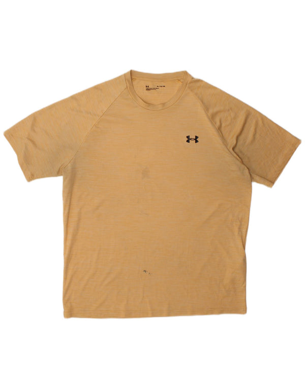 Мужская футболка Under Armour Top XL из желтого полиэстера