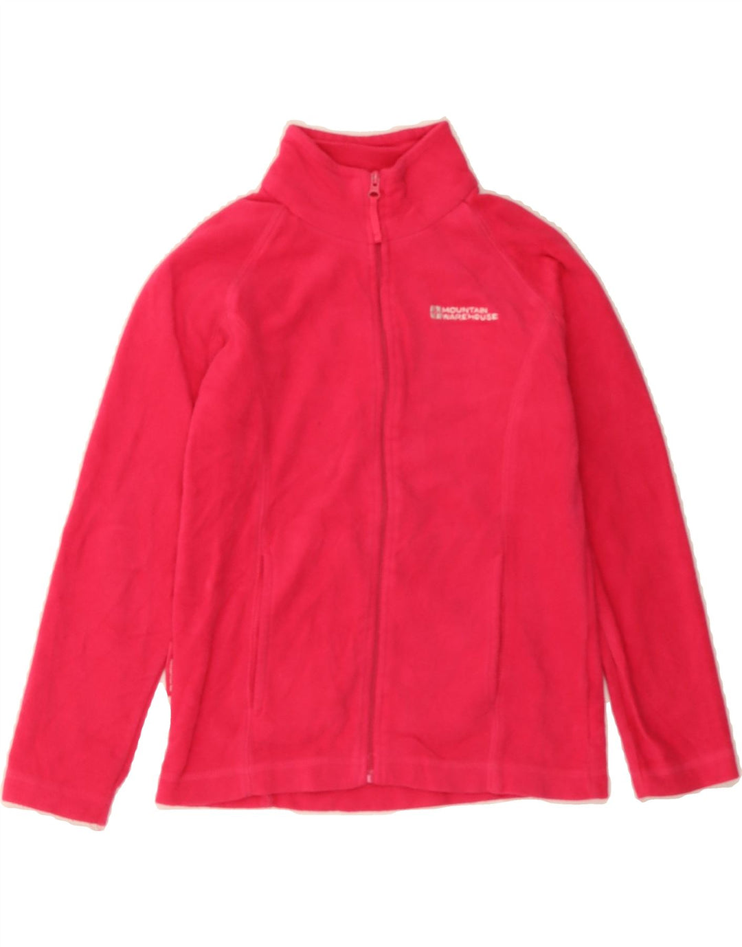 MOUNTAIN WAREHOUSE Girls Fleece Jacket 7-8 Years Pink Polyester Vintage Mountain Warehouse and Second-Hand Mountain Warehouse from Messina Hembry 