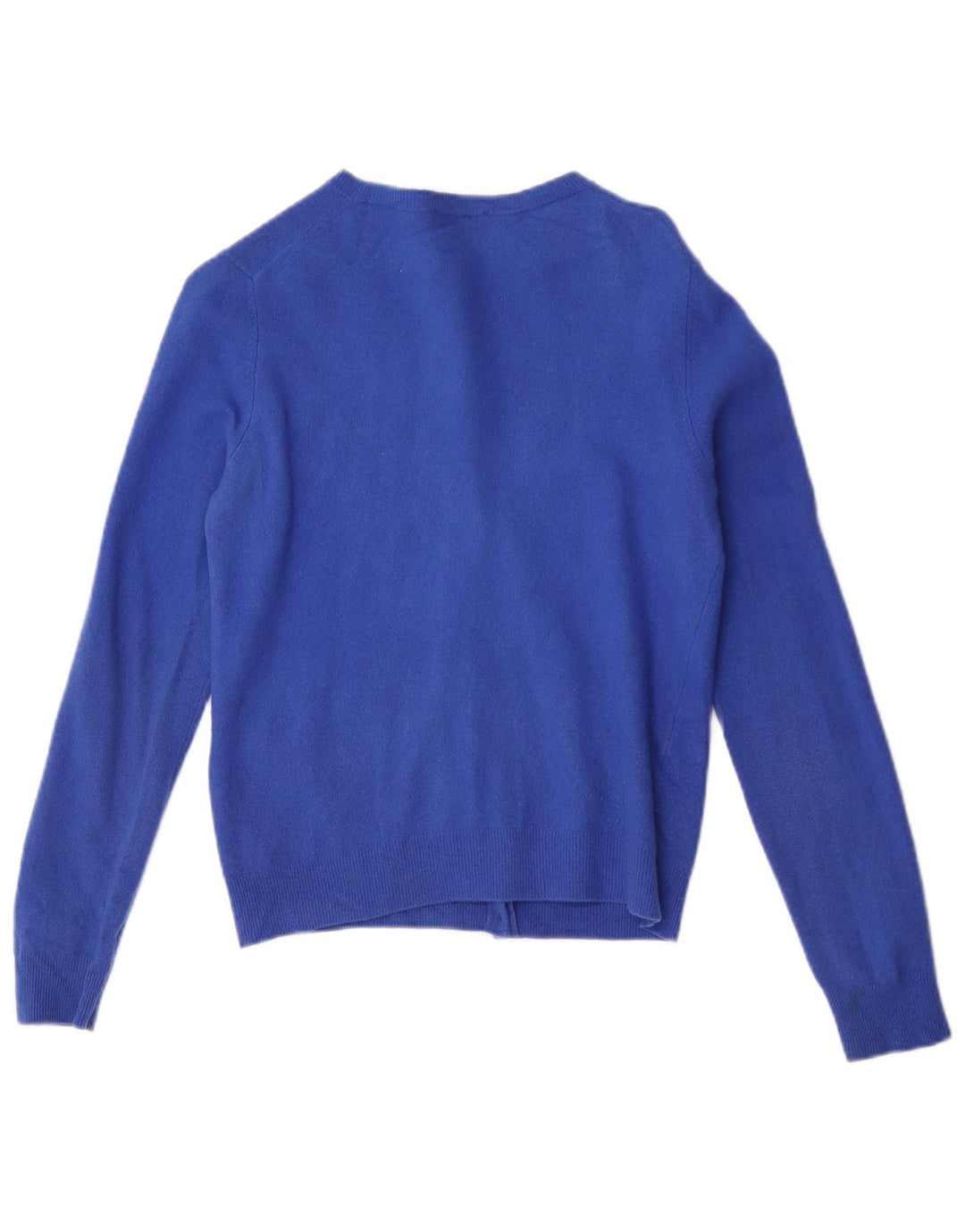 Женский укороченный кардиган Benetton UK 12, средний синий, новая шерсть