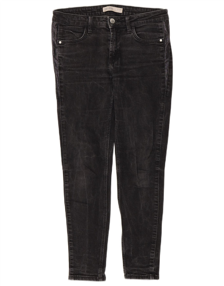 Женские узкие джинсы Zara EU 38 Small W28 L27 Серые
