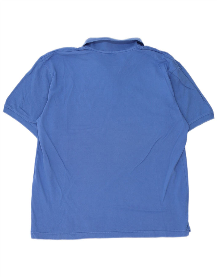 Мужская рубашка-поло Kappa XL, синяя, хлопок