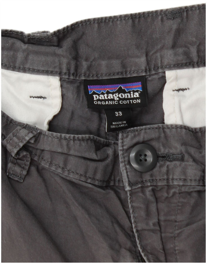 PATAGONIA Мужские шорты чинос W33 Средне-серый хлопок