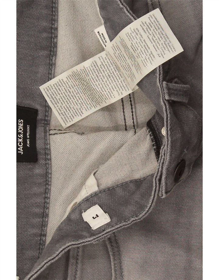 Мужские джинсовые шорты Jack & Jones Medium W34 Серые хлопковые
