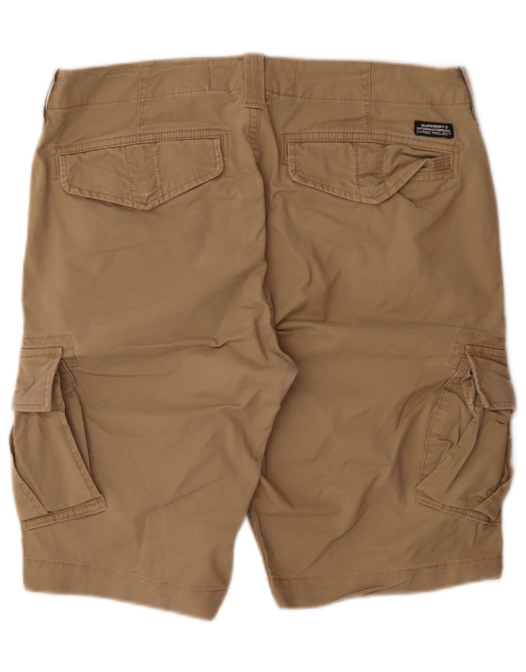 Мужские шорты-карго Superdry W32, хлопковые, среднего бежевого цвета