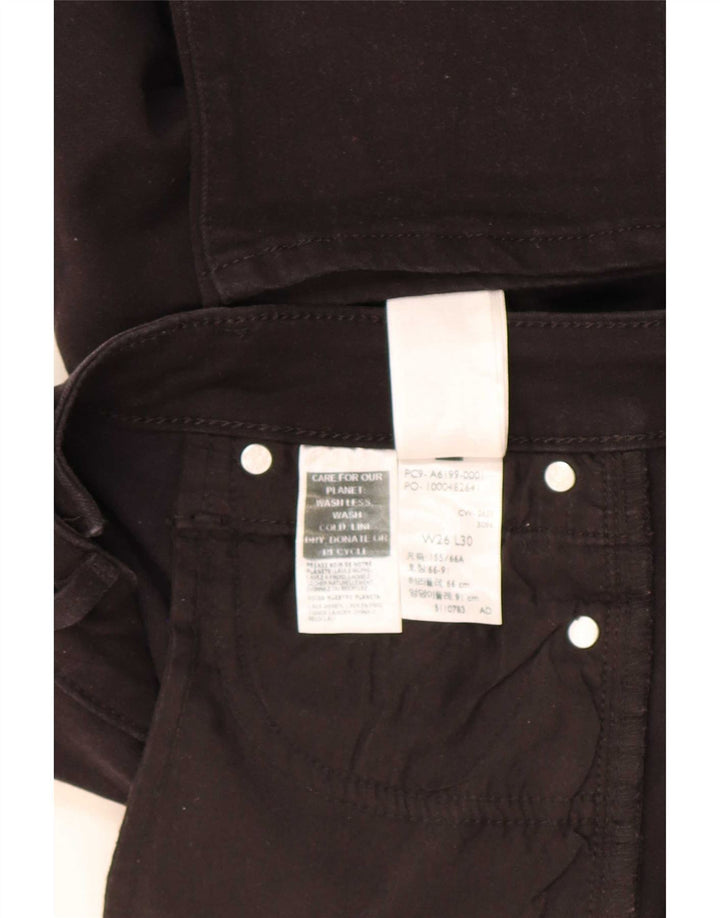 Женские узкие джинсы Levi's 712 W26 L30, черный хлопок
