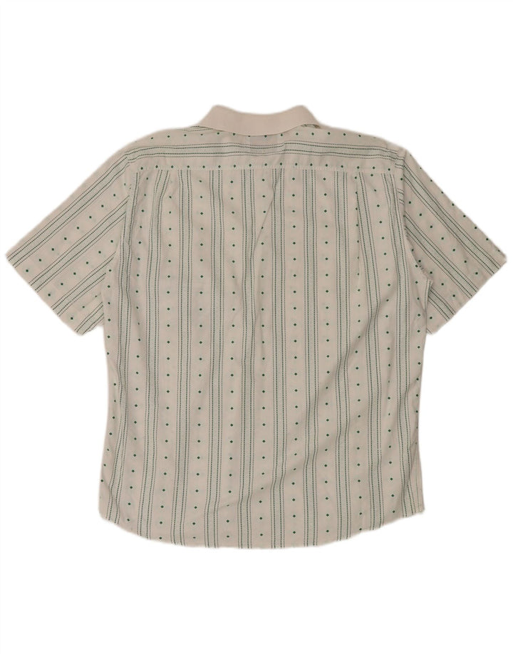 Мужская пуловерная рубашка с коротким рукавом People, большая белая полоска