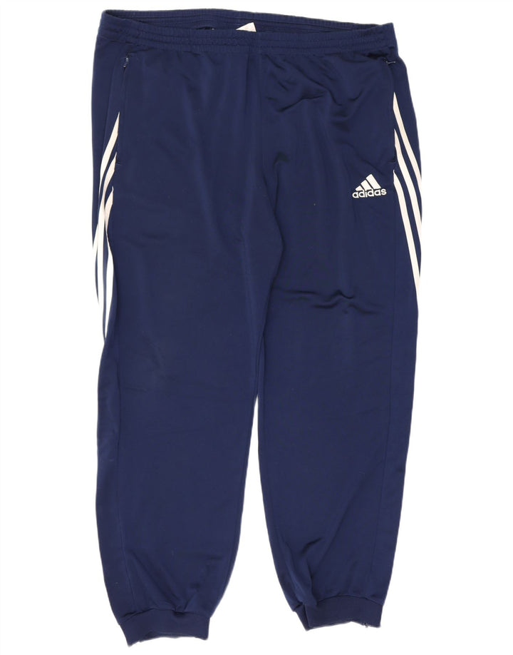 Мужские спортивные брюки Adidas Joggers 2XL темно-синие из полиэстера