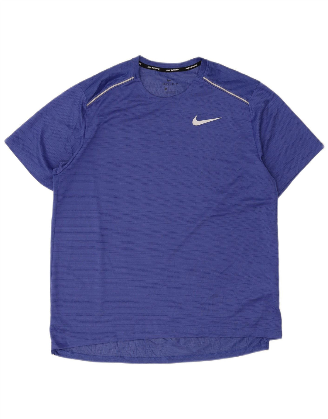 Мужская футболка Nike Dri Fit Top XL из полиэстера в синюю полоску