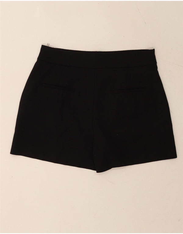 Zara Женские повседневные шорты с высокой талией, большие W30, черные