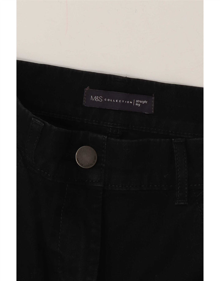 Женские прямые джинсы Marks & Spencer W32 L30 черные