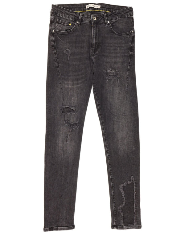 Мужские джинсы скинни Zara EU 38 Small W30 L29, черные