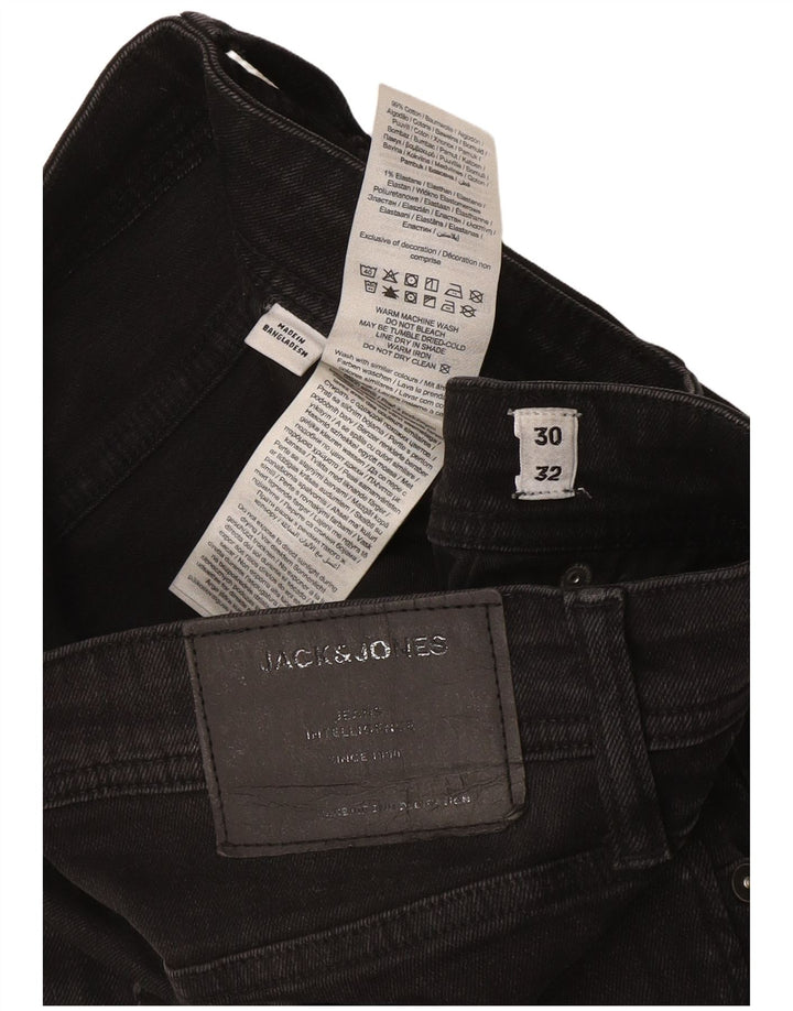 Мужские джинсы GLENN Slim W30 L32 Jack & Jones, серый хлопок