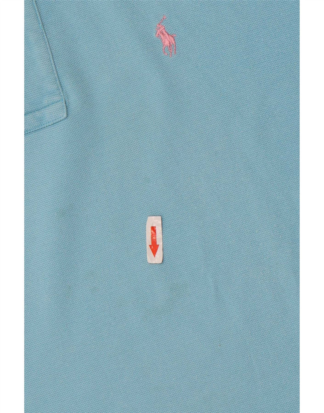 Мужская рубашка Polo Ralph Lauren из хлопка среднего синего цвета