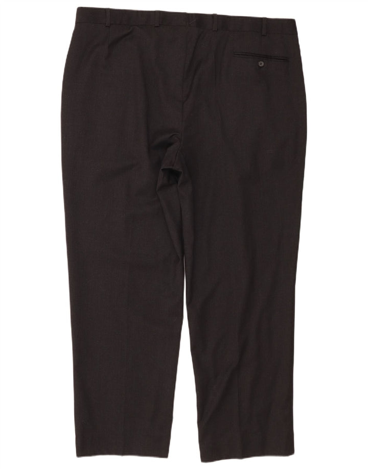 Мужские брюки-чиносы Marks & Spencer W40 L29 серые, шерстяные