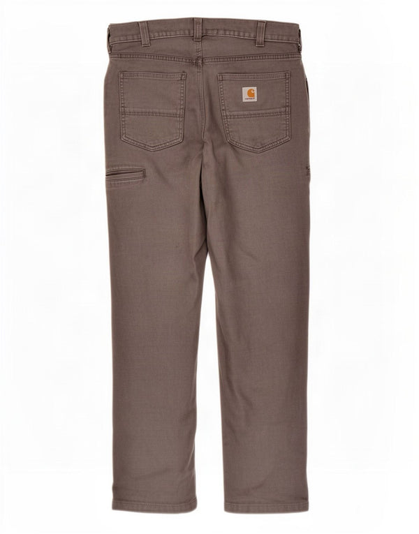 Carhartt Мужские брюки-карго свободного кроя W34 L32 Серые хлопковые
