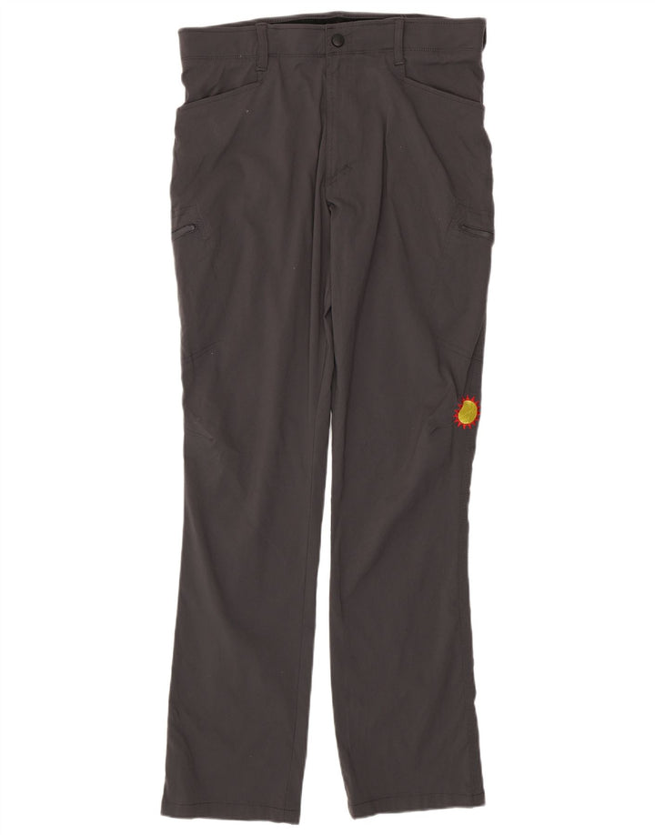 Мужские прямые брюки-карго WRANGLER W34 L34, серый нейлон