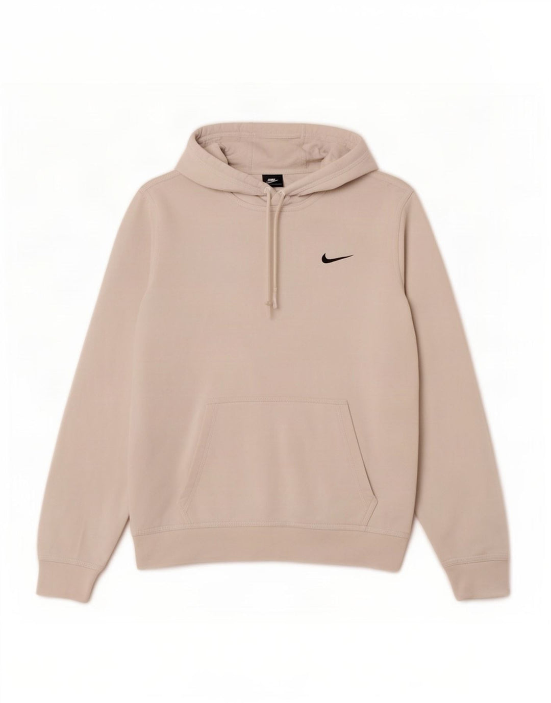 Мужской джемпер с капюшоном Nike, маленький серый, хлопковый