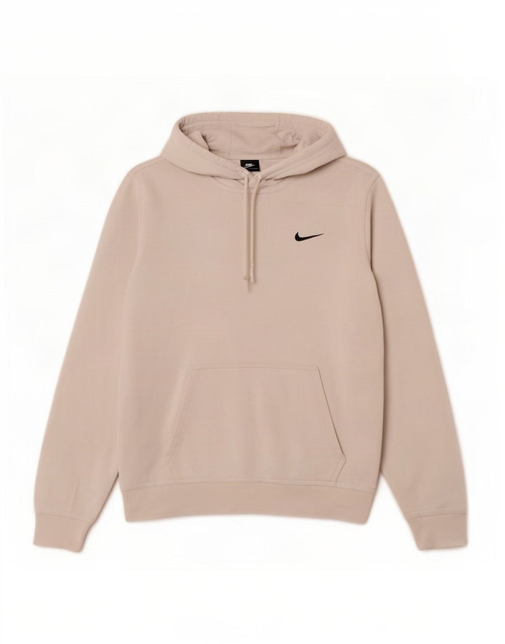 Мужской джемпер с капюшоном Nike, маленький серый, хлопковый