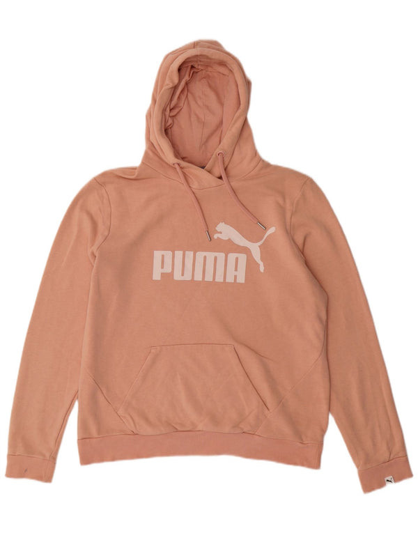 Женский джемпер с капюшоном PUMA UK 14, большой розовый
