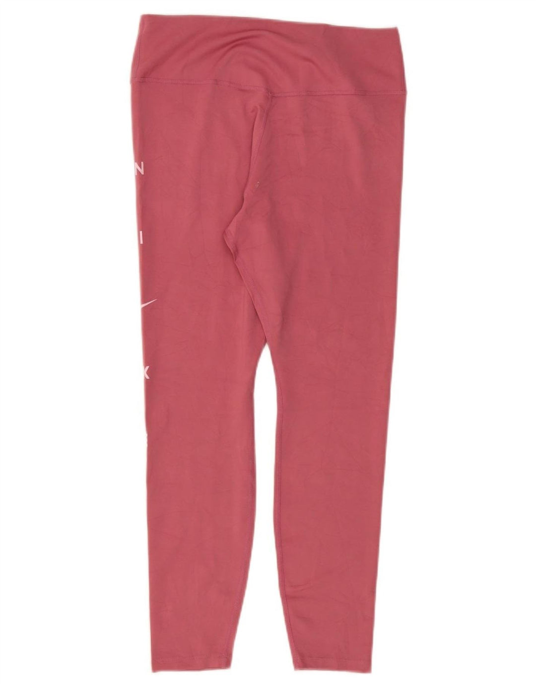 Женские леггинсы с рисунком Nike Dri Fit UK 14, большой розовый полиэстер