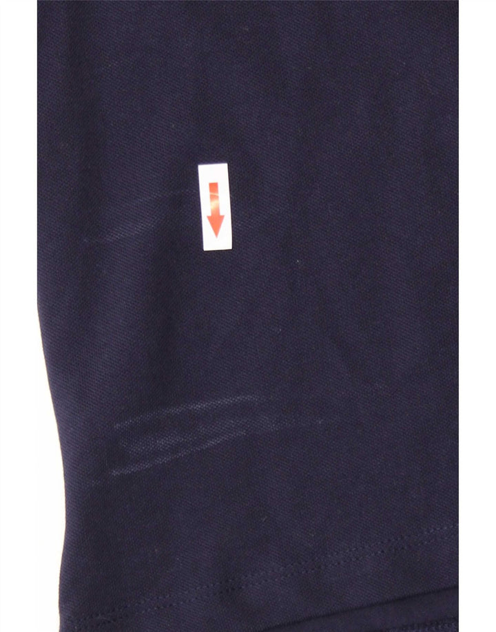 Мужская рубашка-поло Sergio Tacchini 2XL темно-синяя, хлопок