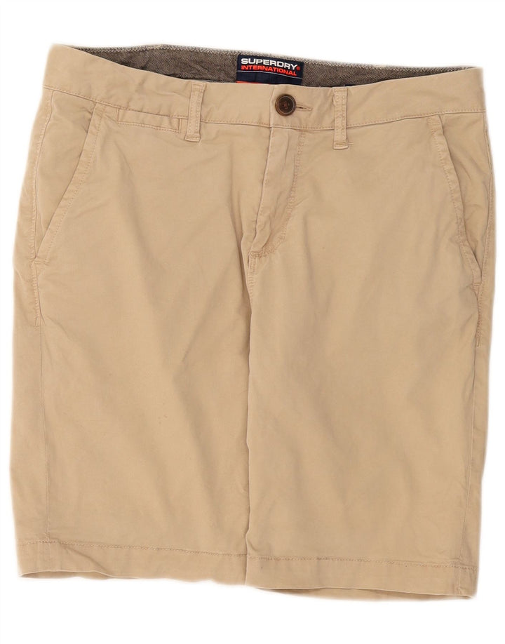 Мужские шорты чинос Superdry W32, хлопковые, среднего бежевого цвета
