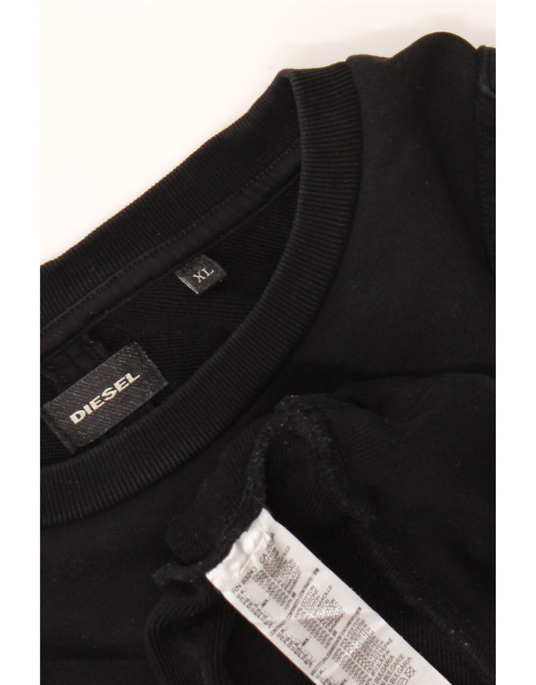 Мужской свитшот Diesel Jumper XL, черный хлопок