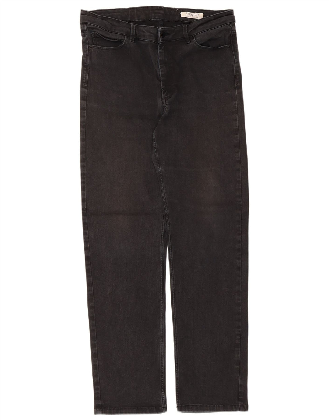 Женские прямые джинсы Marks & Spencer, Великобритания 16, большие W32 L30, черные