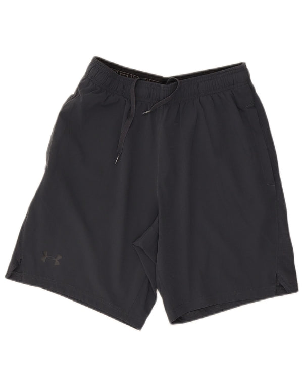 Мужские спортивные шорты Under Armour Heat Gear из полиэстера среднего серого цвета
