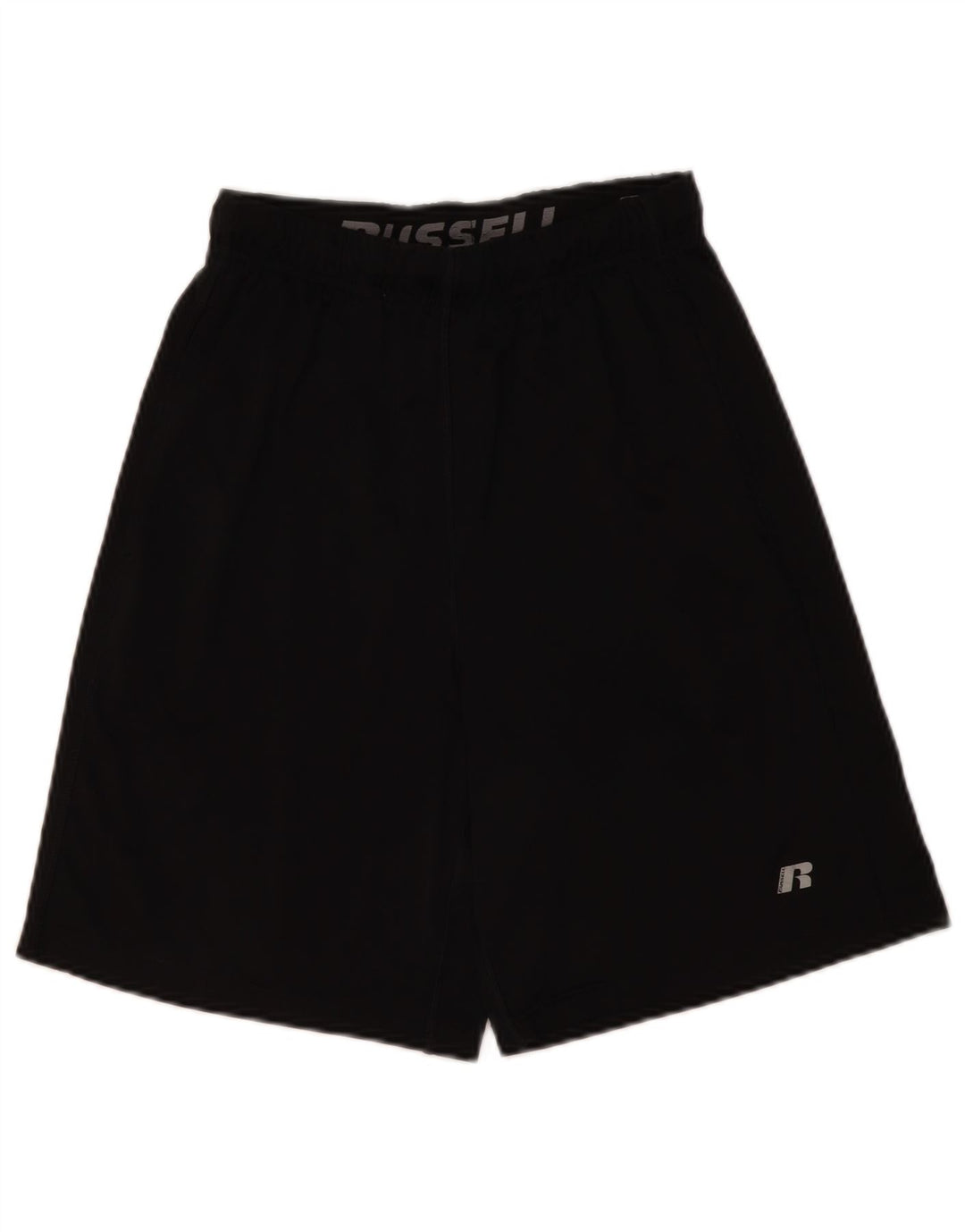 Мужские спортивные шорты RUSSELL ATHLETIC Dri-Power, маленькие черные из полиэстера