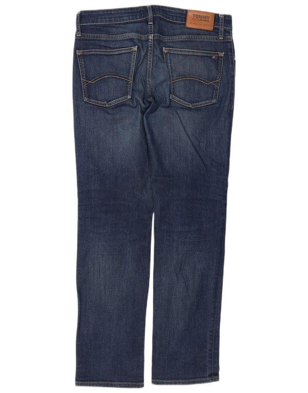 Мужские прямые джинсы Tommy Hilfiger W34 L32 синие, хлопок