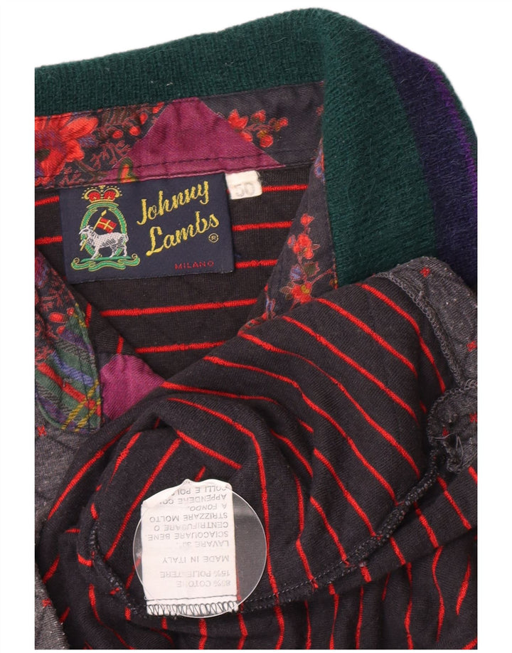 Мужская рубашка-поло для регби Johnny Lambs IT 50 Medium Grey Argyle/Diamond
