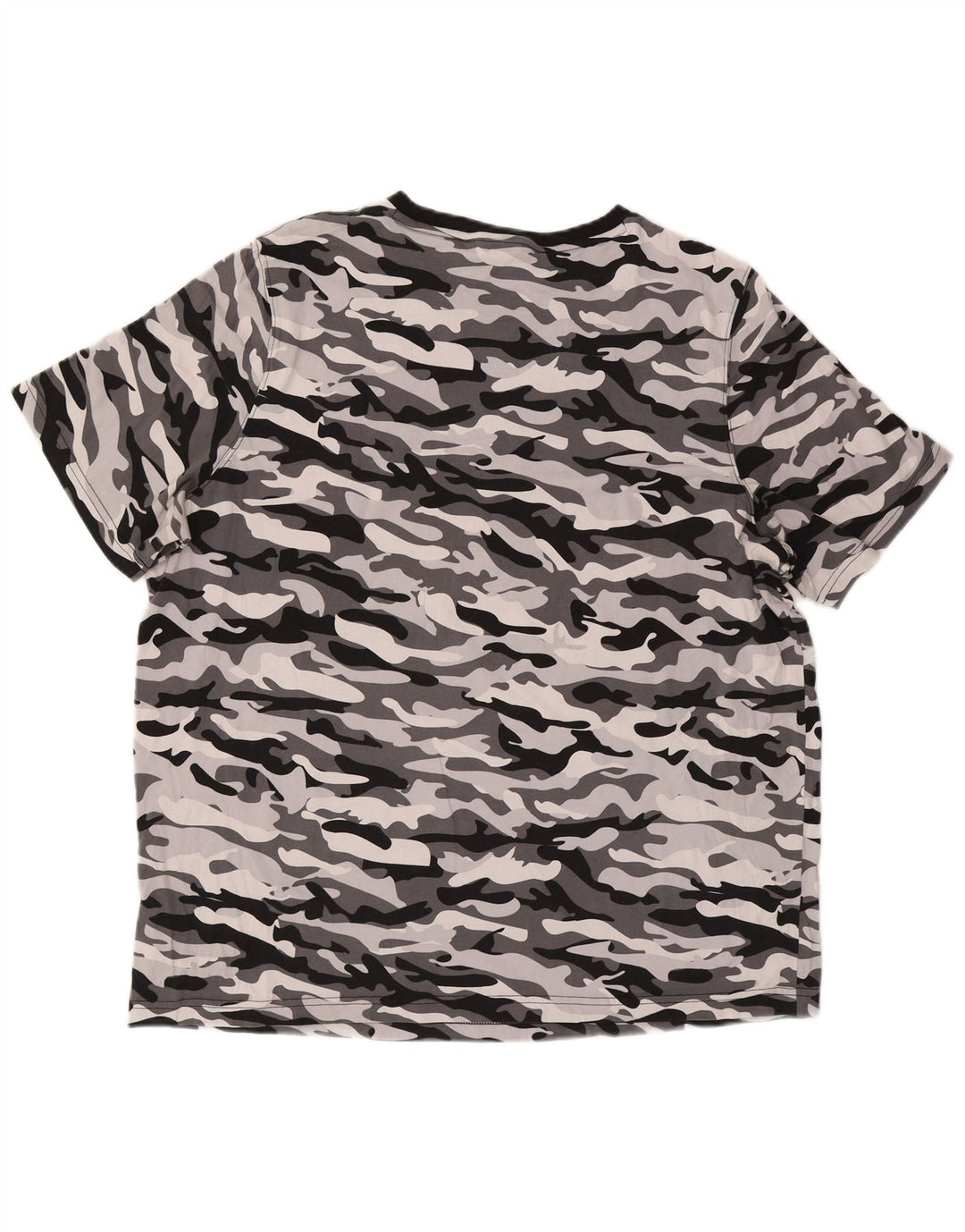 Мужская футболка PUMA Top 2XL Серый камуфляжный хлопок