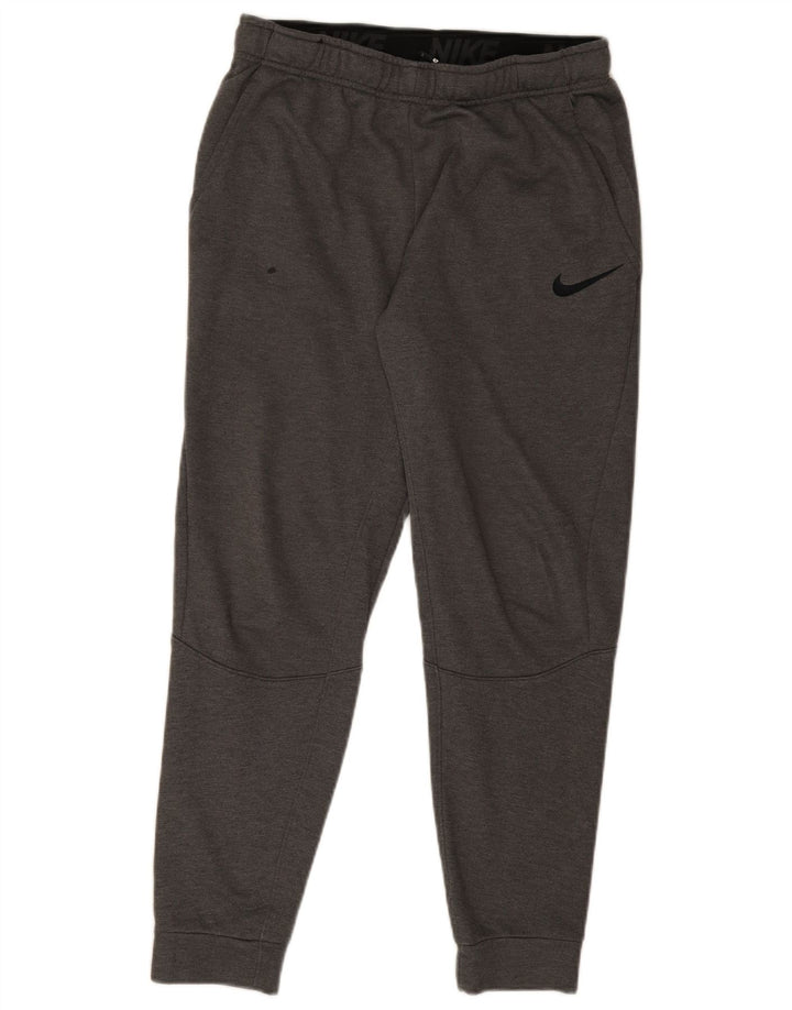 Мужские спортивные брюки Nike Dri Fit, джоггеры, маленькие серые