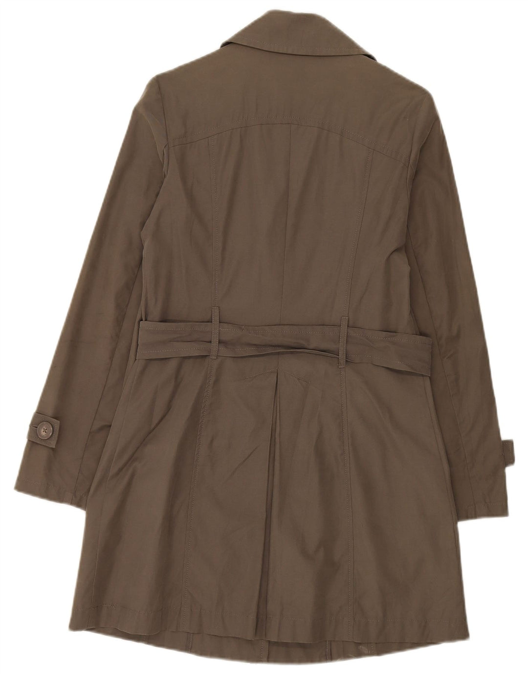 Женский тренч Sisley IT 42, цвет хаки, хлопок среднего размера