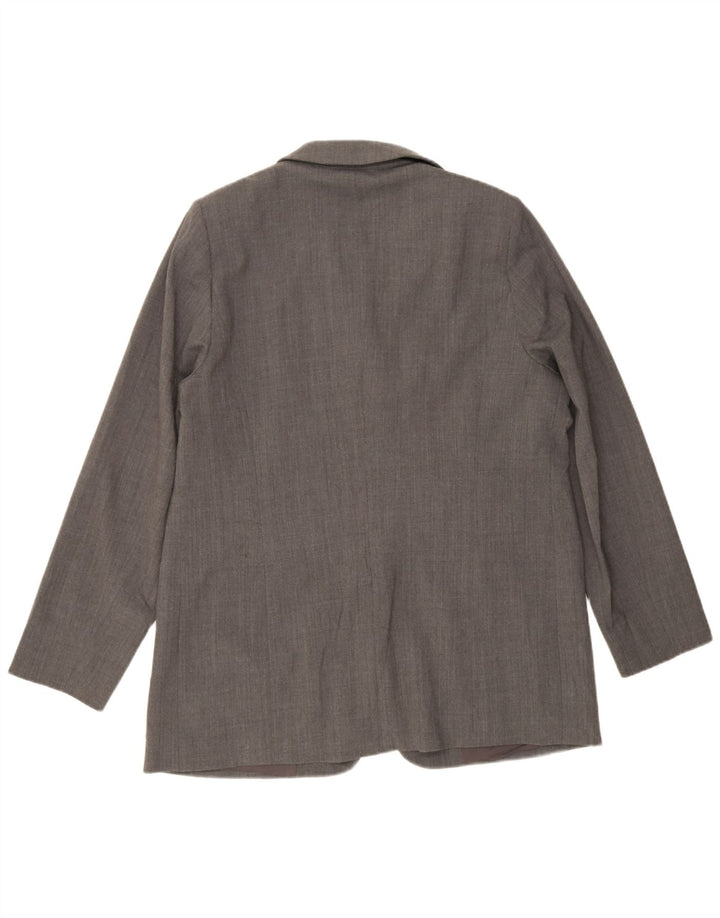 Женский пиджак Marina Rinaldi на 3 пуговицах, размер 25, большой серый полиэстер