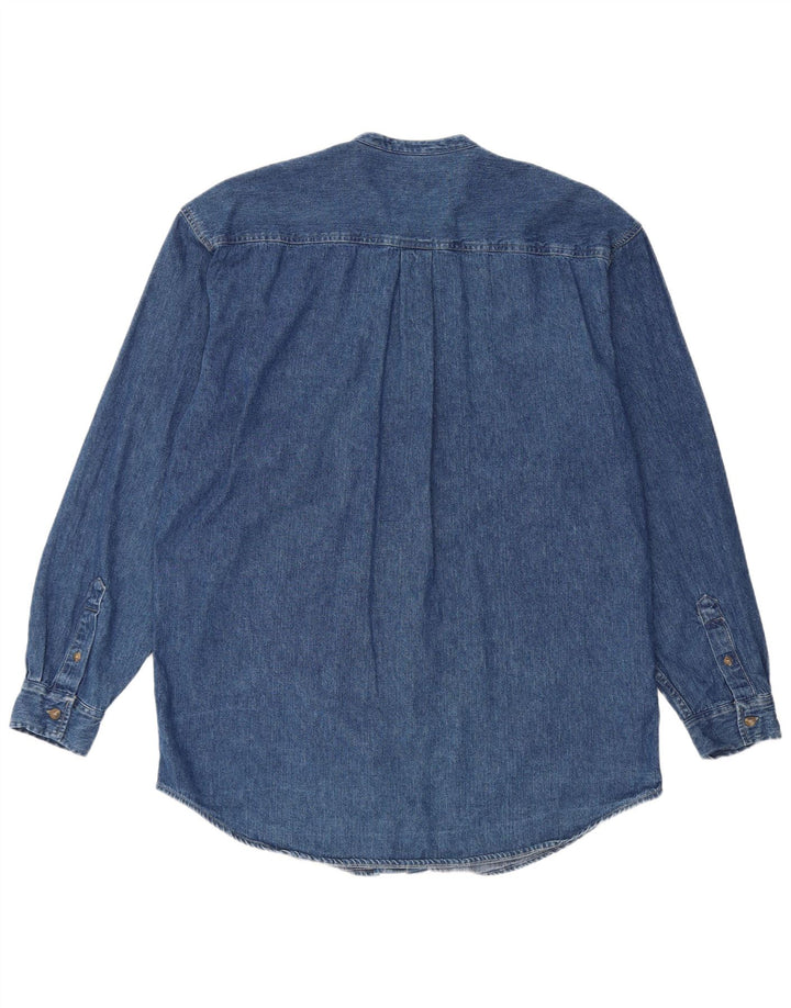Мужская джинсовая рубашка Fosters, большая синяя