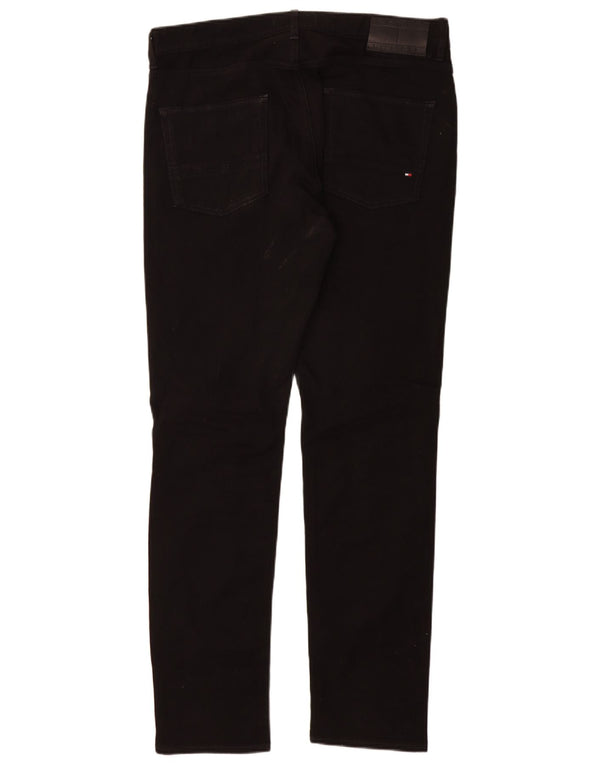 Мужские прямые джинсы Tommy Hilfiger Denton W33 L32, черный хлопок