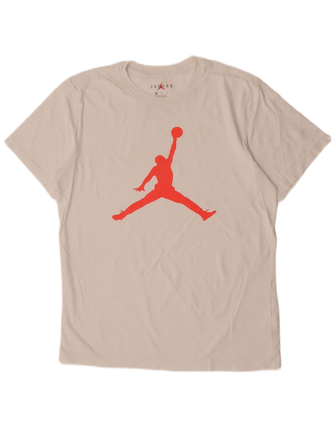 Мужская футболка Jordan с рисунком, средний белый хлопок, белый цвет