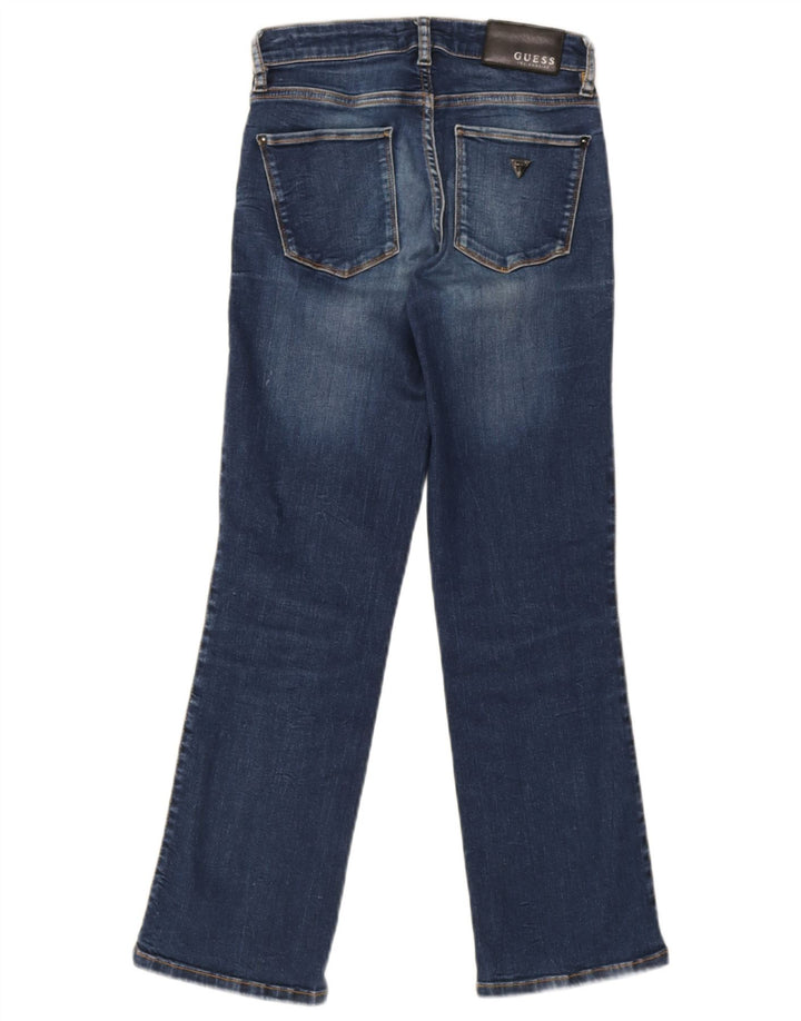 Женские прямые джинсы Guess с пышными формами W24 L26, синие, хлопок