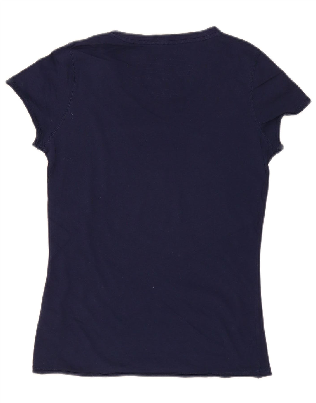 Женская футболка с рисунком Ralph Lauren Top UK 12 Medium Navy Blue
