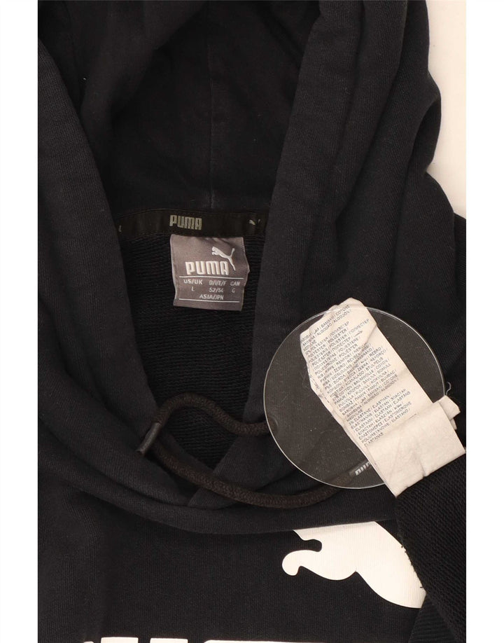 Мужской джемпер с капюшоном Puma, большой красный, хлопковый