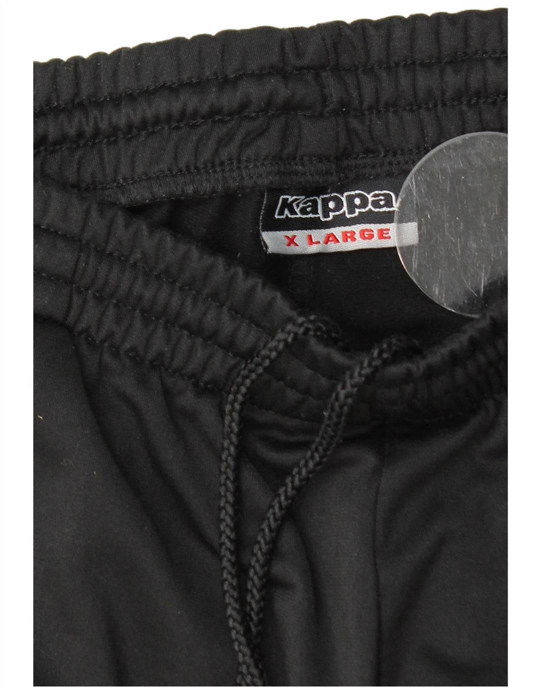 KAPPA Мужские спортивные брюки с графическим рисунком, брюки для бега, XL, черный полиэстер