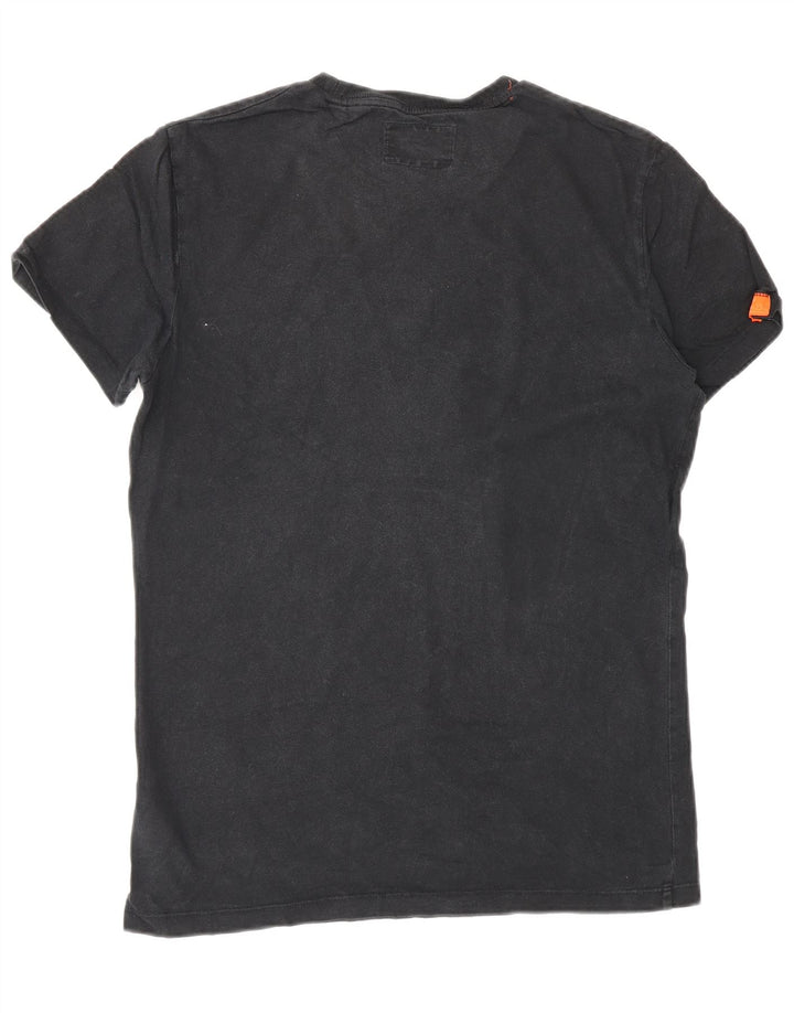 Мужская футболка Superdry, маленький черный хлопок
